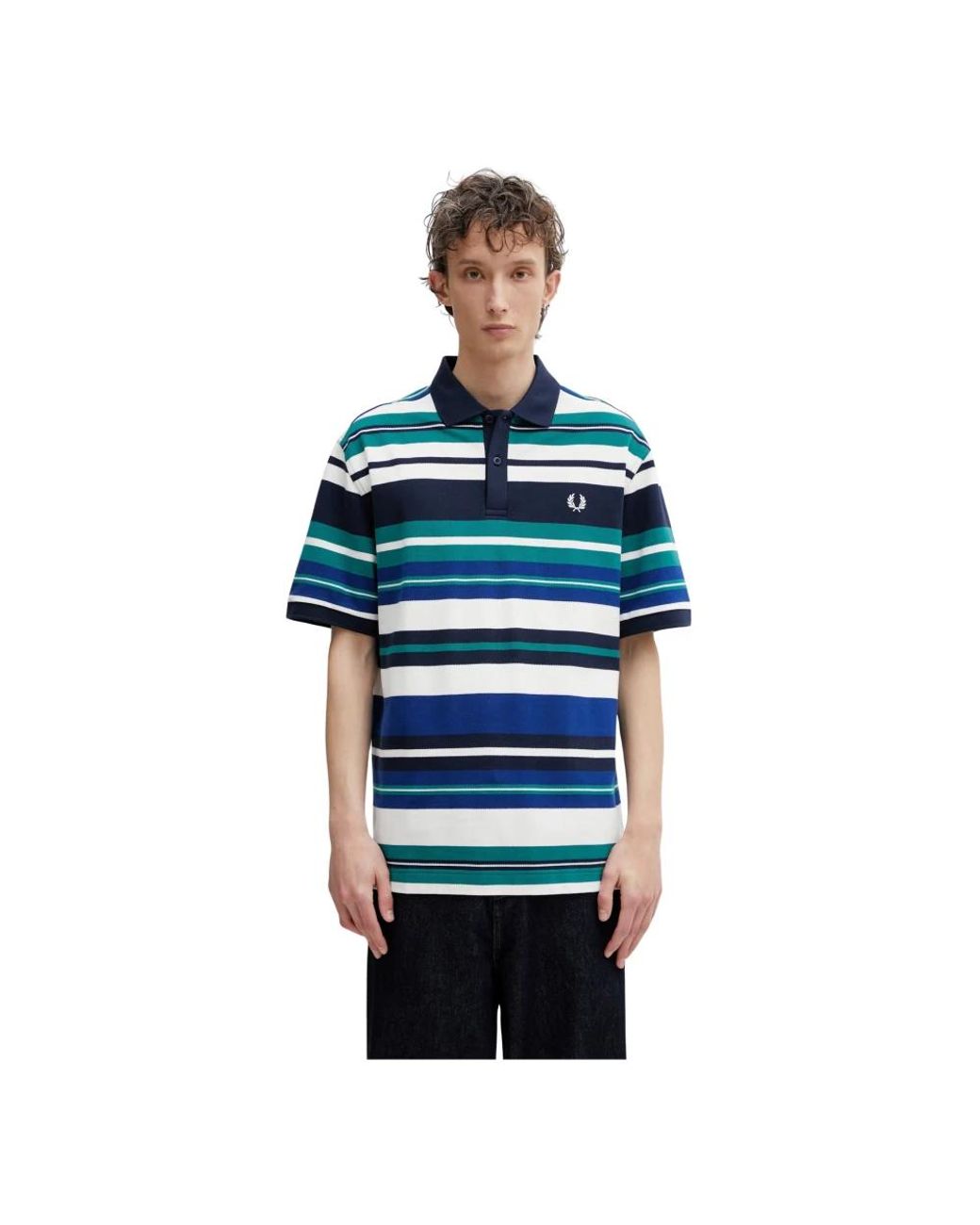 Fred Perry Polo Hemden in het Blue voor heren