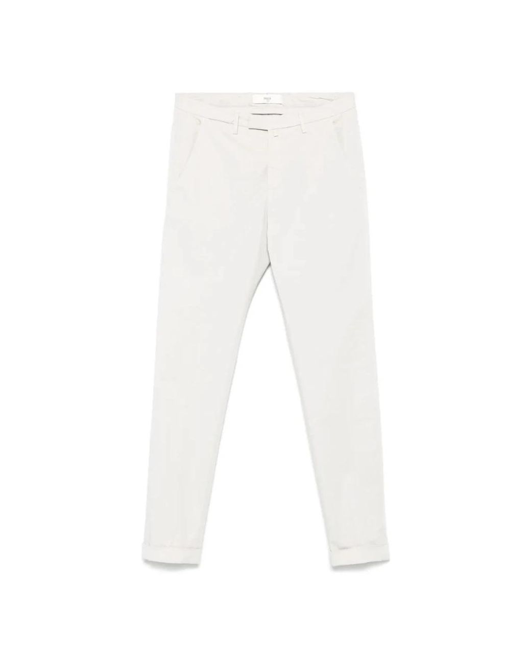 BRIGLIA Broeken ,Grijs ,Lichtgrijze Broek Met Verborgen Sluiting in het White voor heren