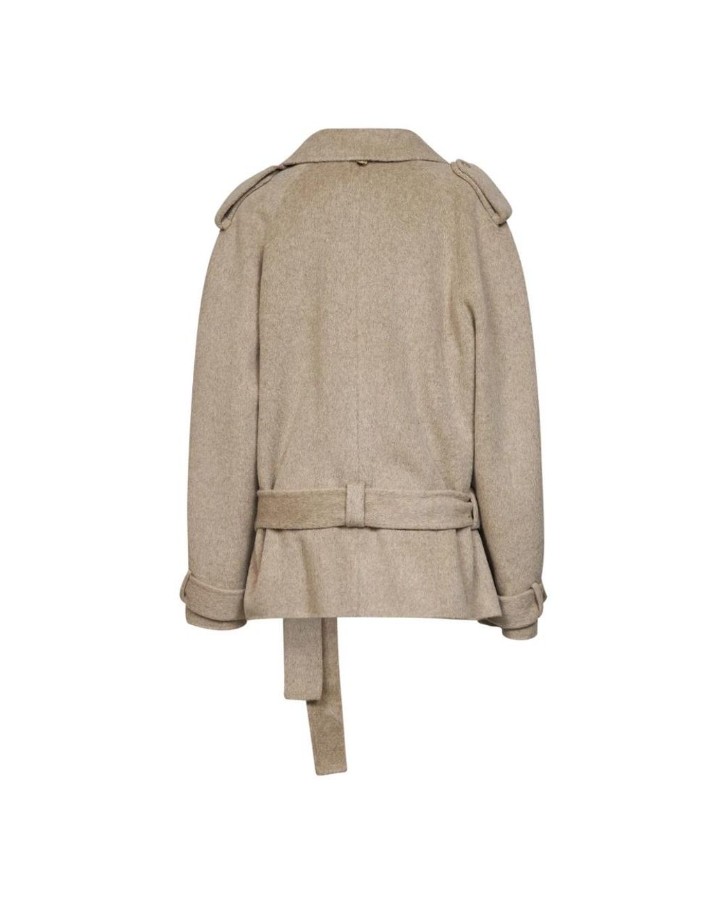 GIUSEPPE DI MORABITO Natural Double-Breasted Coats