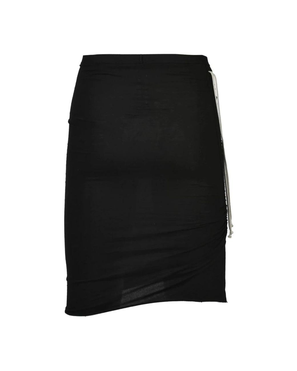 Rick Owens Black Short Skirts