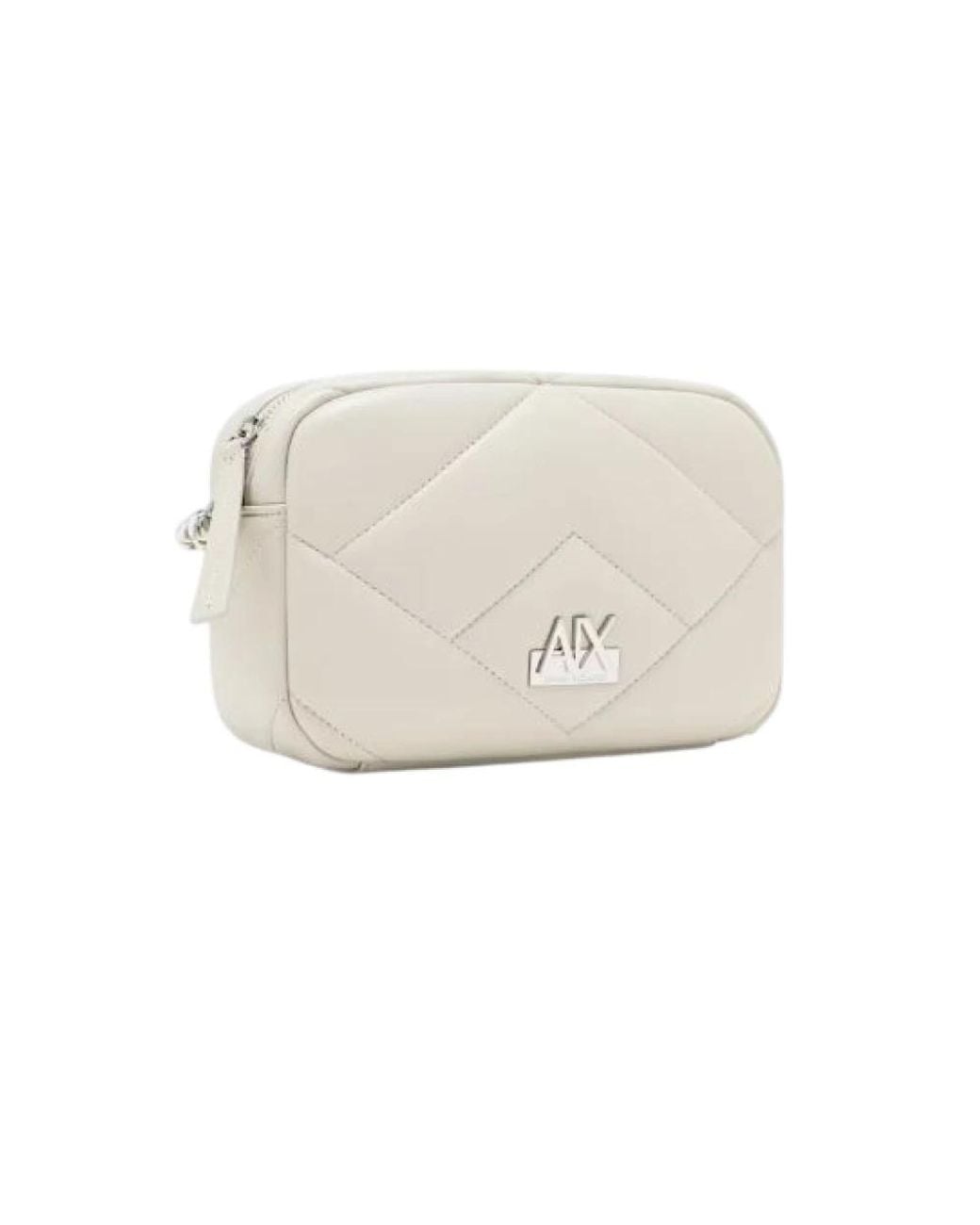 ARMANI EXCHANGE White Cross Body Bags