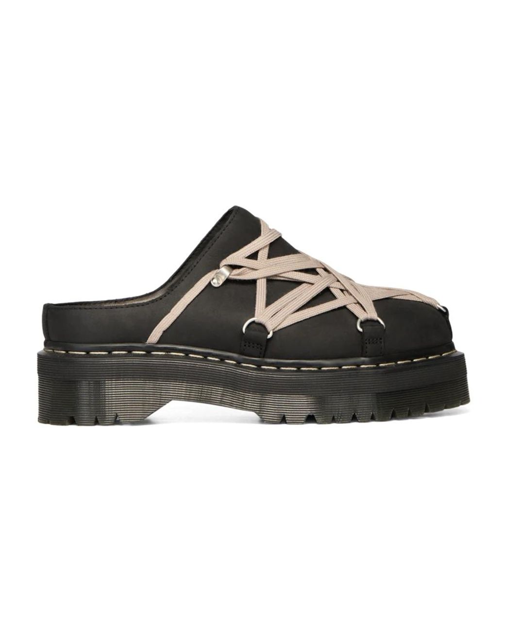 Dr. Martens Black Heeled Mules