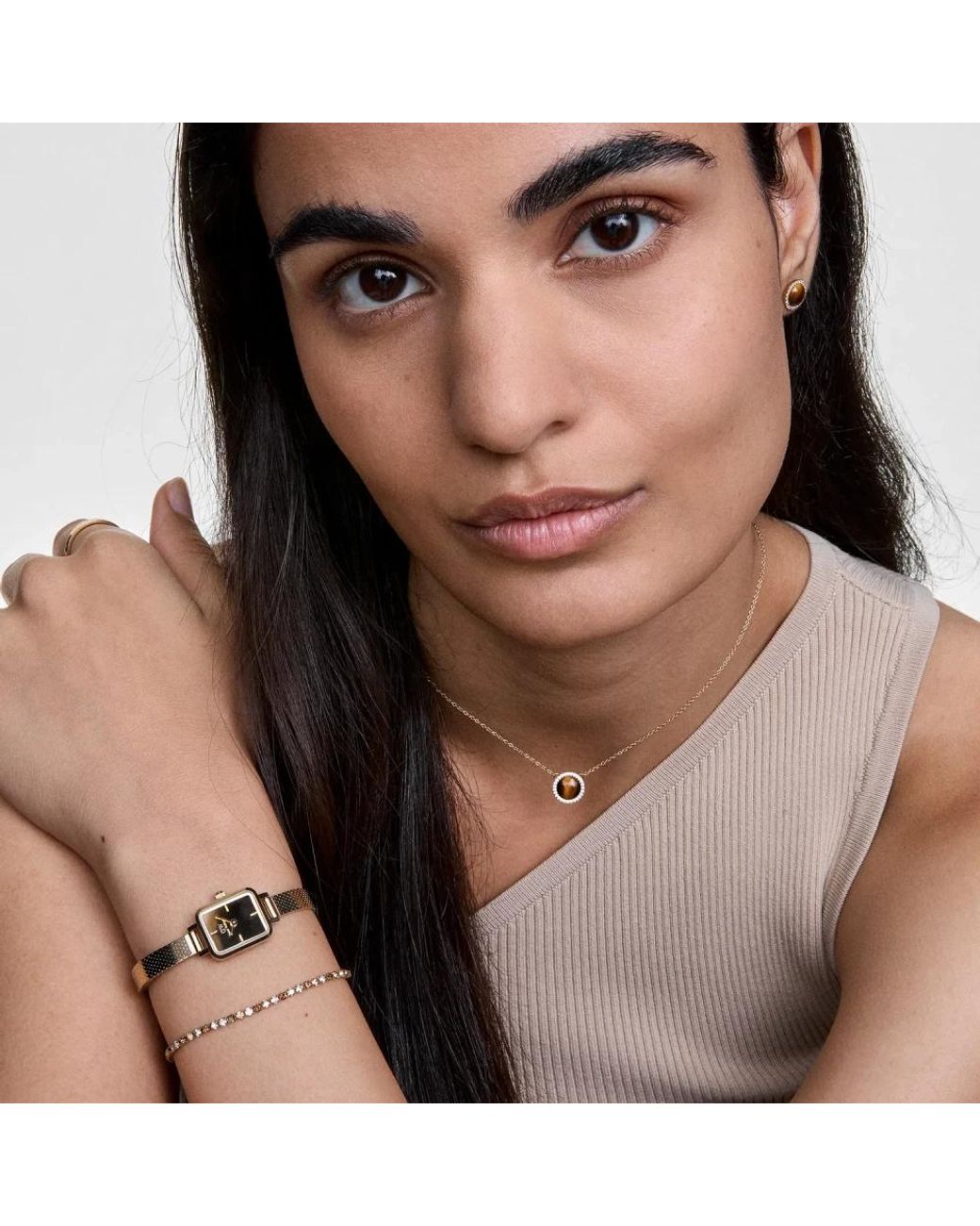 Necklaces Daniel Wellington de color Metallic