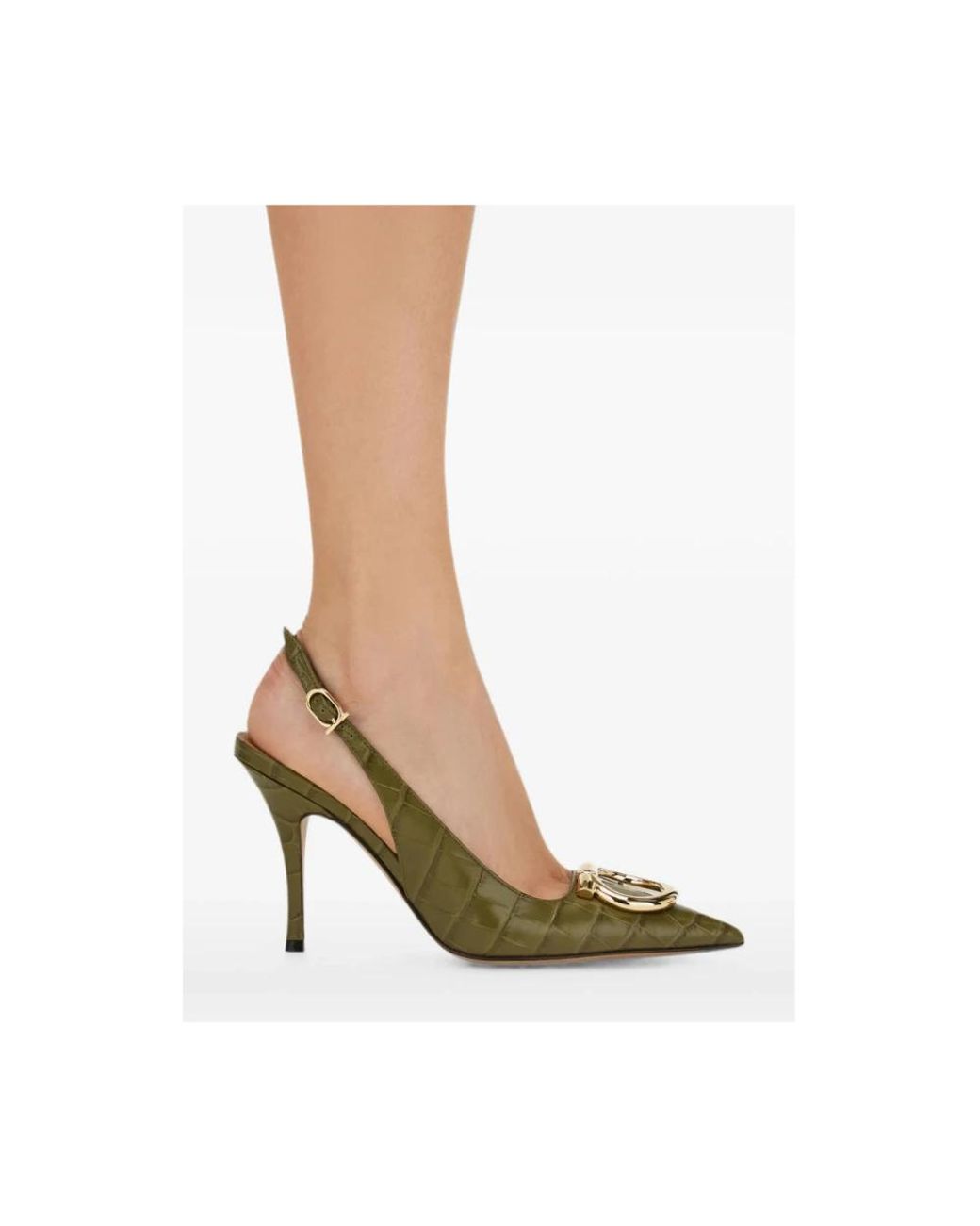 Ferragamo Green Shoes