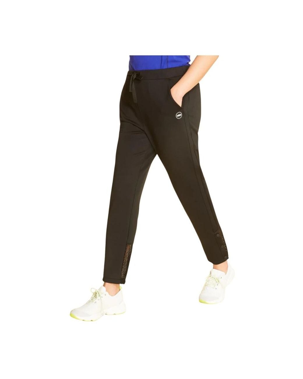 Marina Rinaldi Black Slim-Fit Trousers
