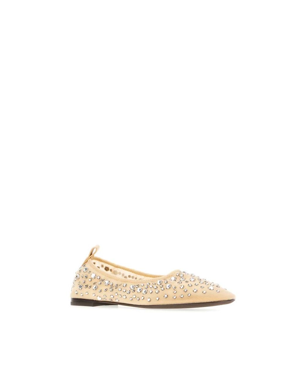 Tory Burch Natural Ballerina Shoes