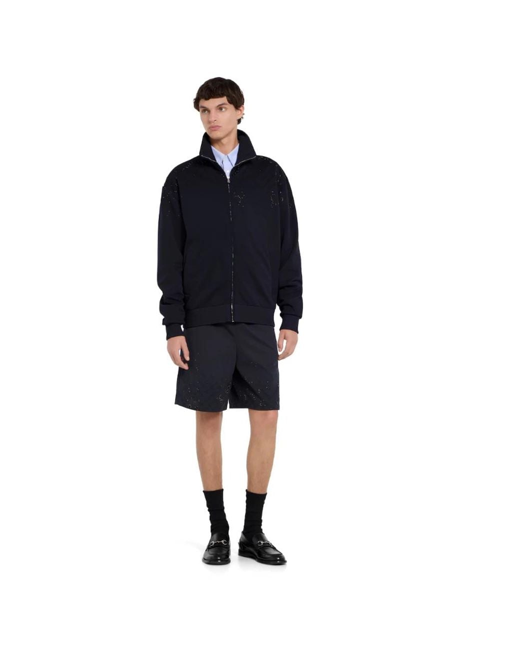 Gucci Blue Light Jackets for men