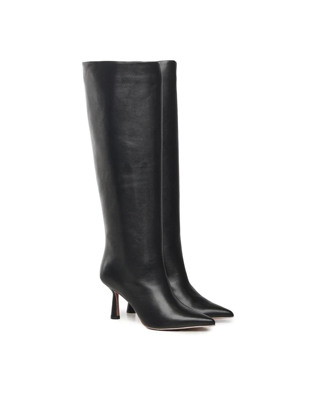 Giuliano Galiano Black Heeled Boots