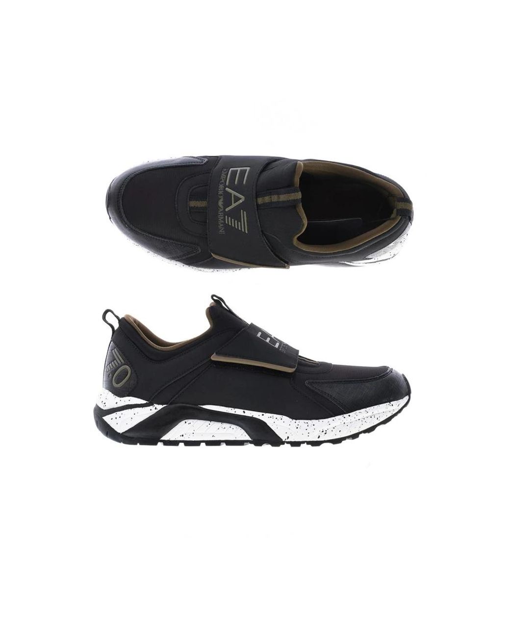EA7 Black Sneakers for men