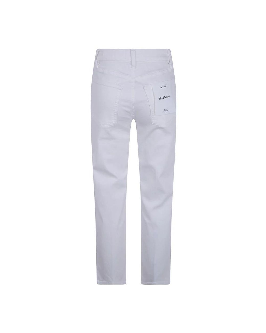 FRAME Gray Straight Fit Jeans