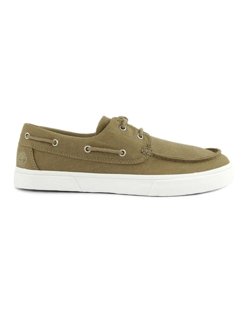 Timberland Green Boat Shoes for men