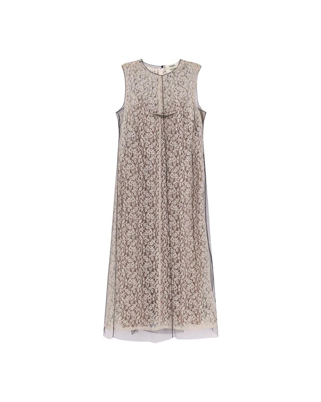Fendi Gray Midi Dresses