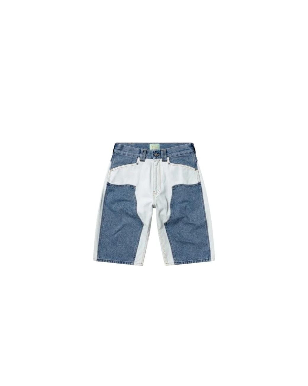 Aries Patchwork Western Carpenter Shorts in Blue für Herren