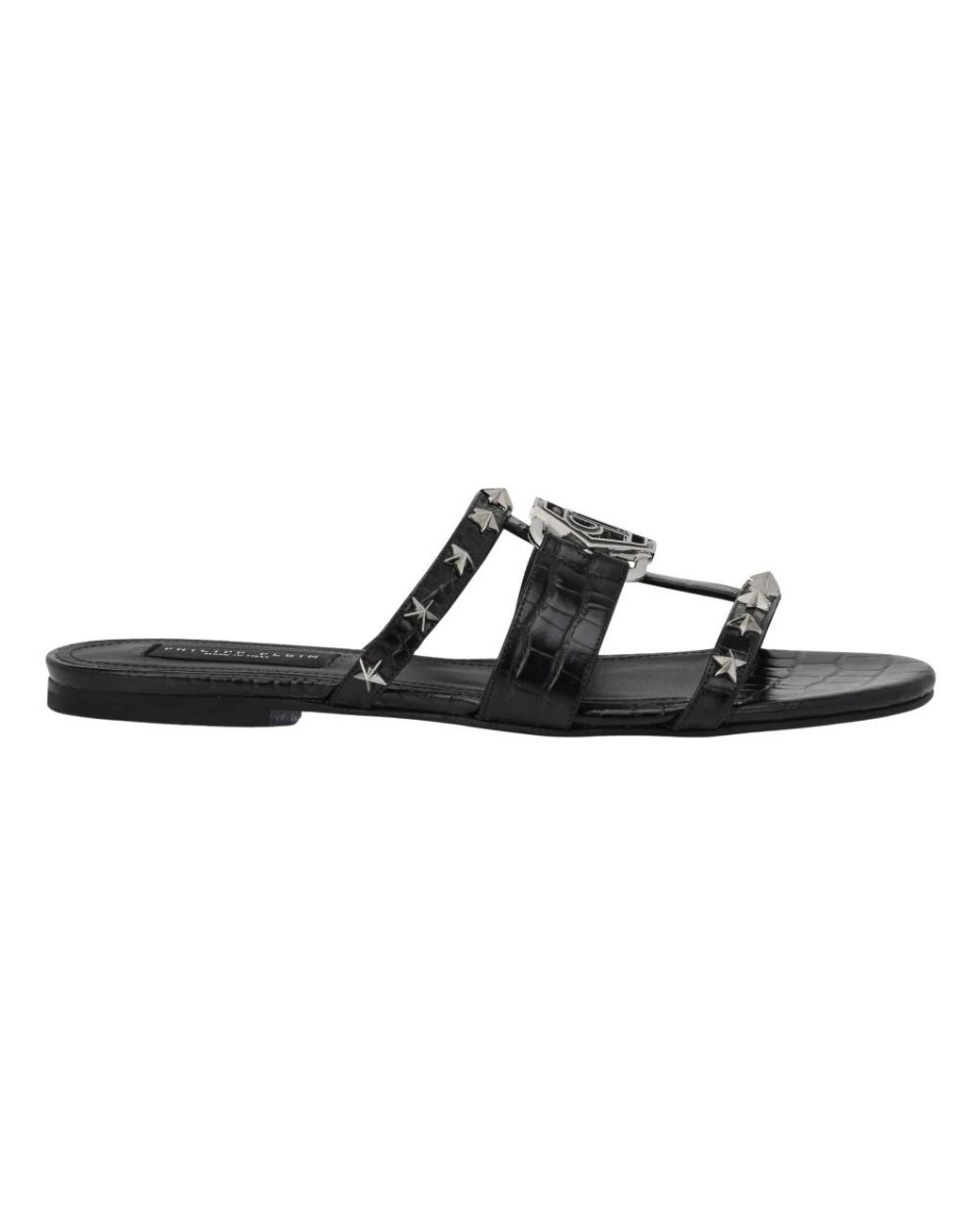 Sliders Philipp Plein en coloris Black