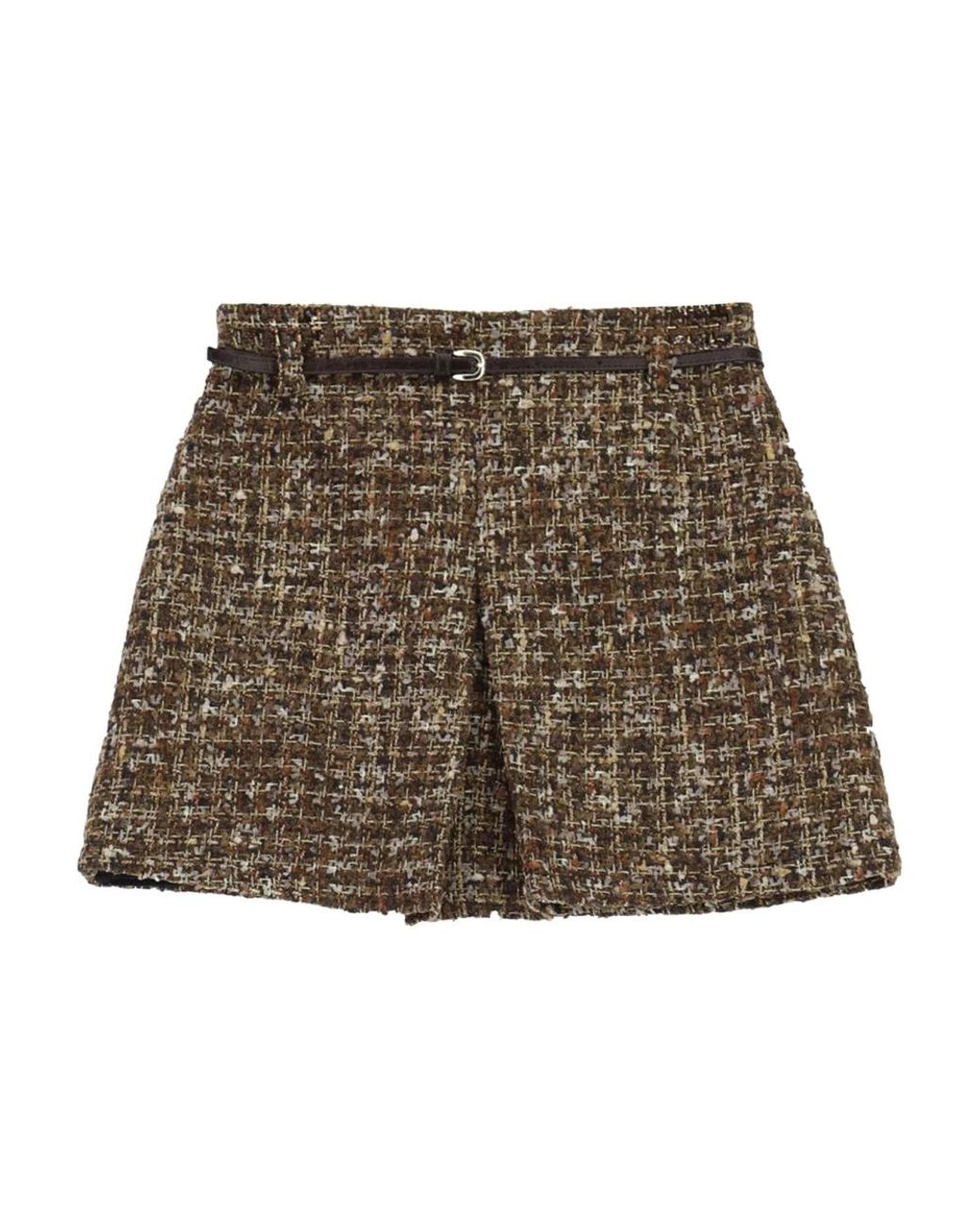 Imperial Brown Short Skirts
