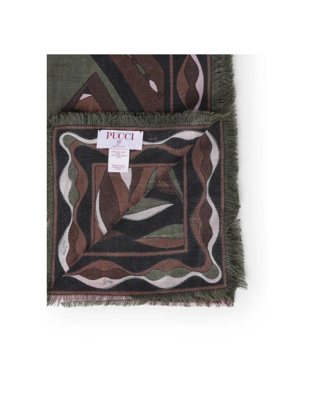 Emilio Pucci Black Silk Scarves