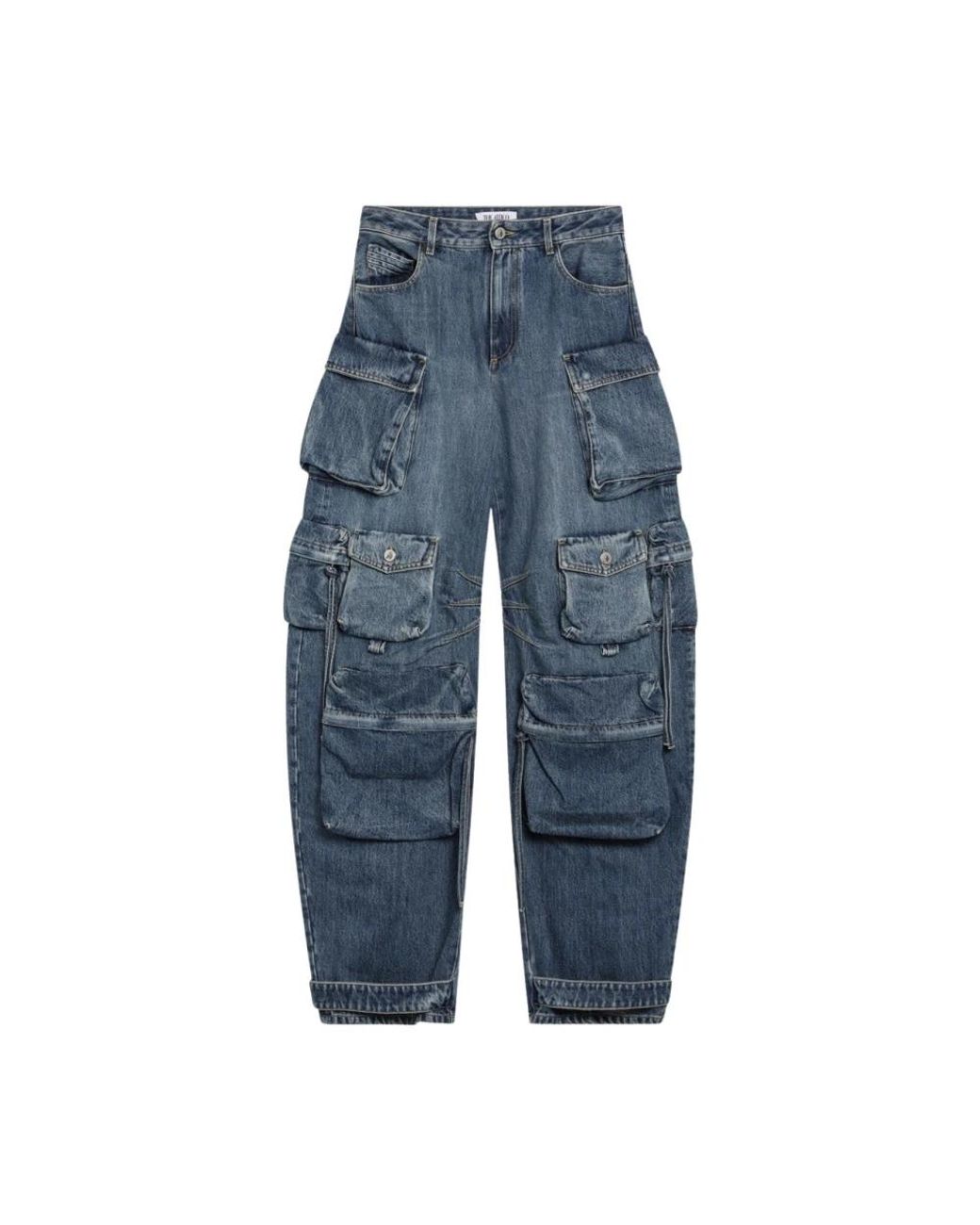 The Attico Blue Loose Fit Jeans