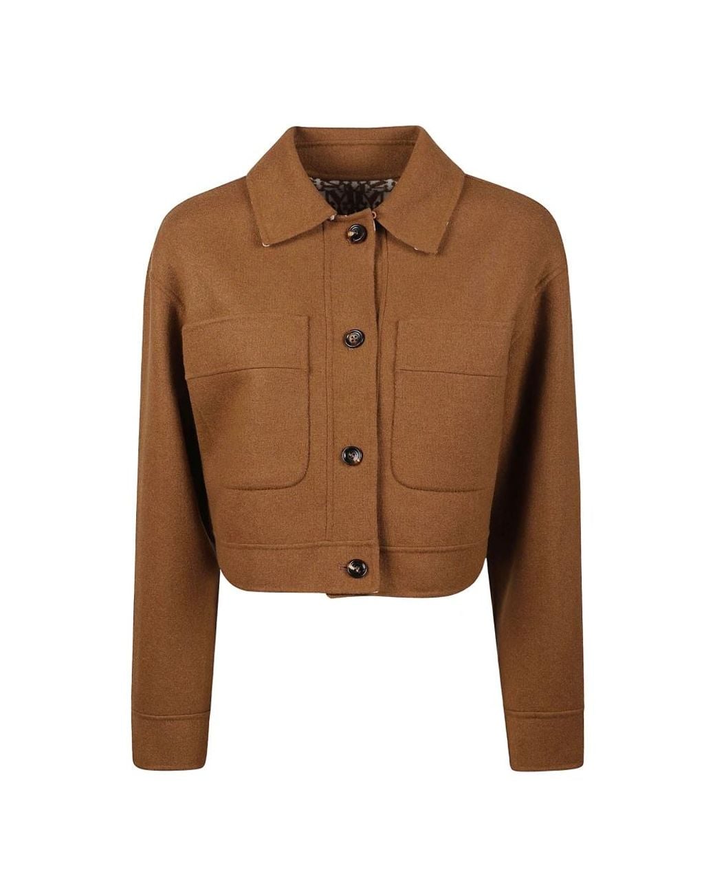 Max Mara Mxmutopia Jas in het Brown