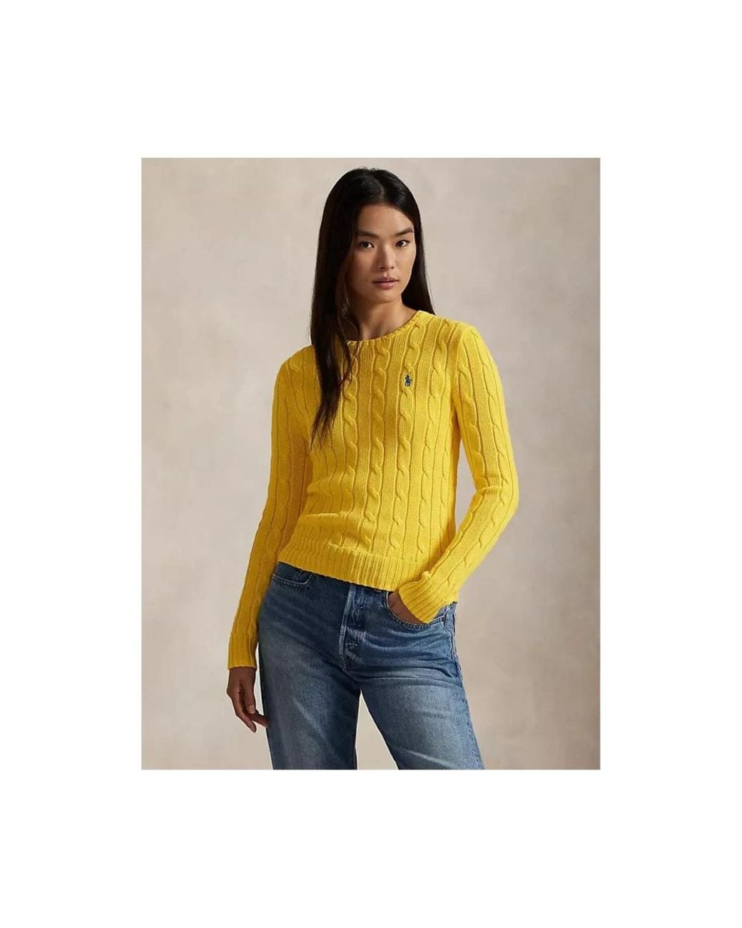 Polo Ralph Lauren Yellow Round-Neck Knitwear