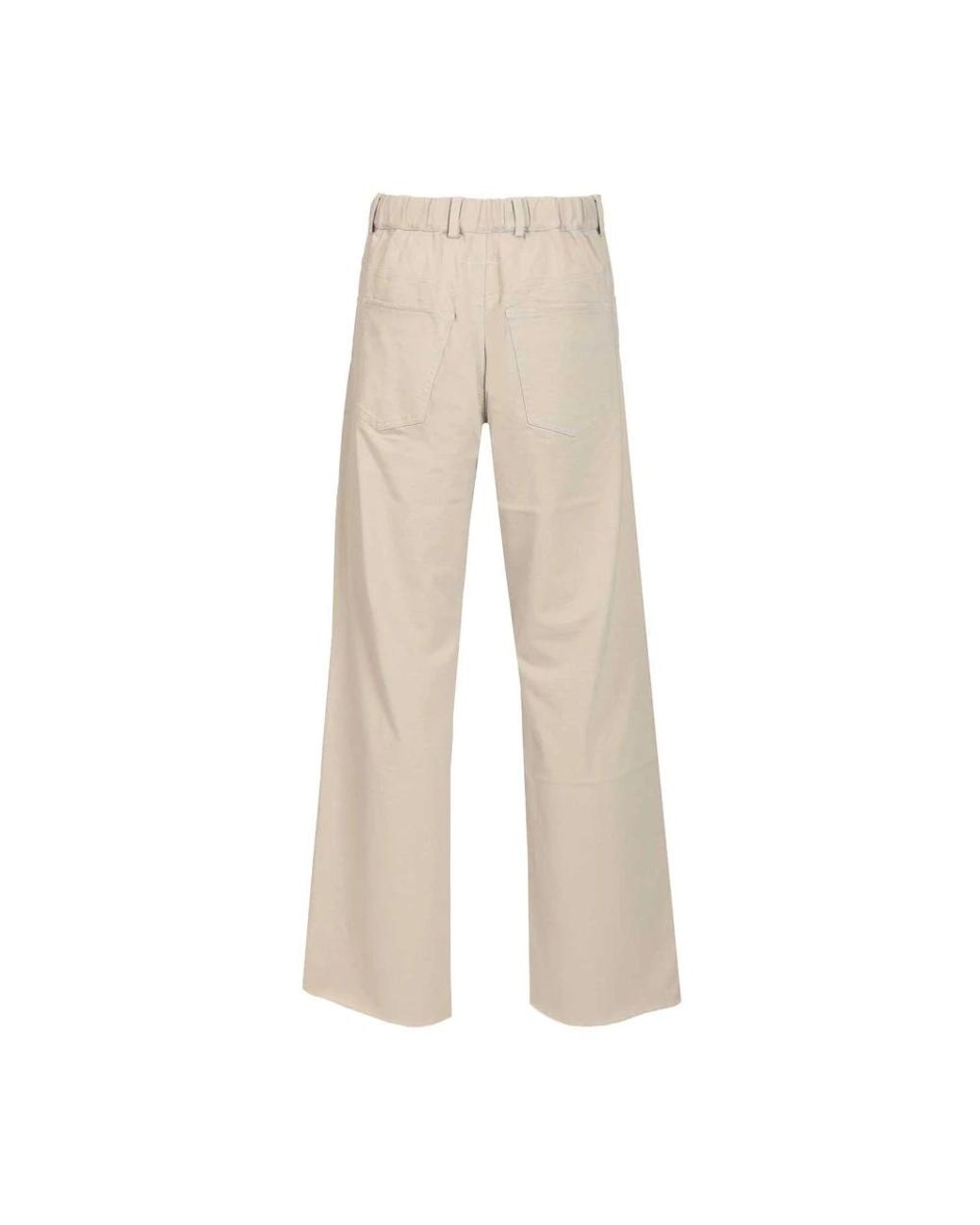 MM6 by Maison Margiela Natural Wide Trousers for men