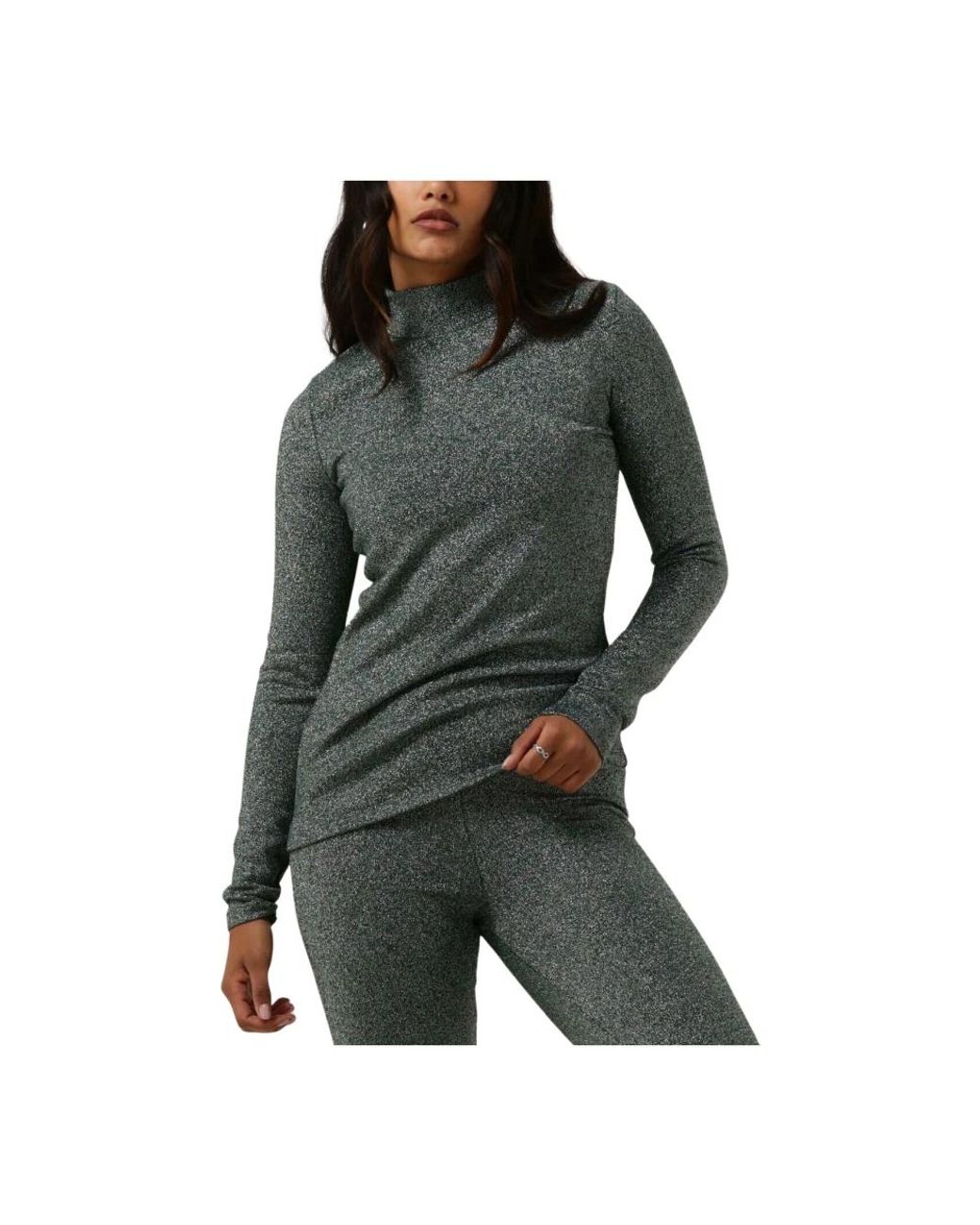 Another Label Tops ,Groen ,Katoen Charlot Top in het Gray