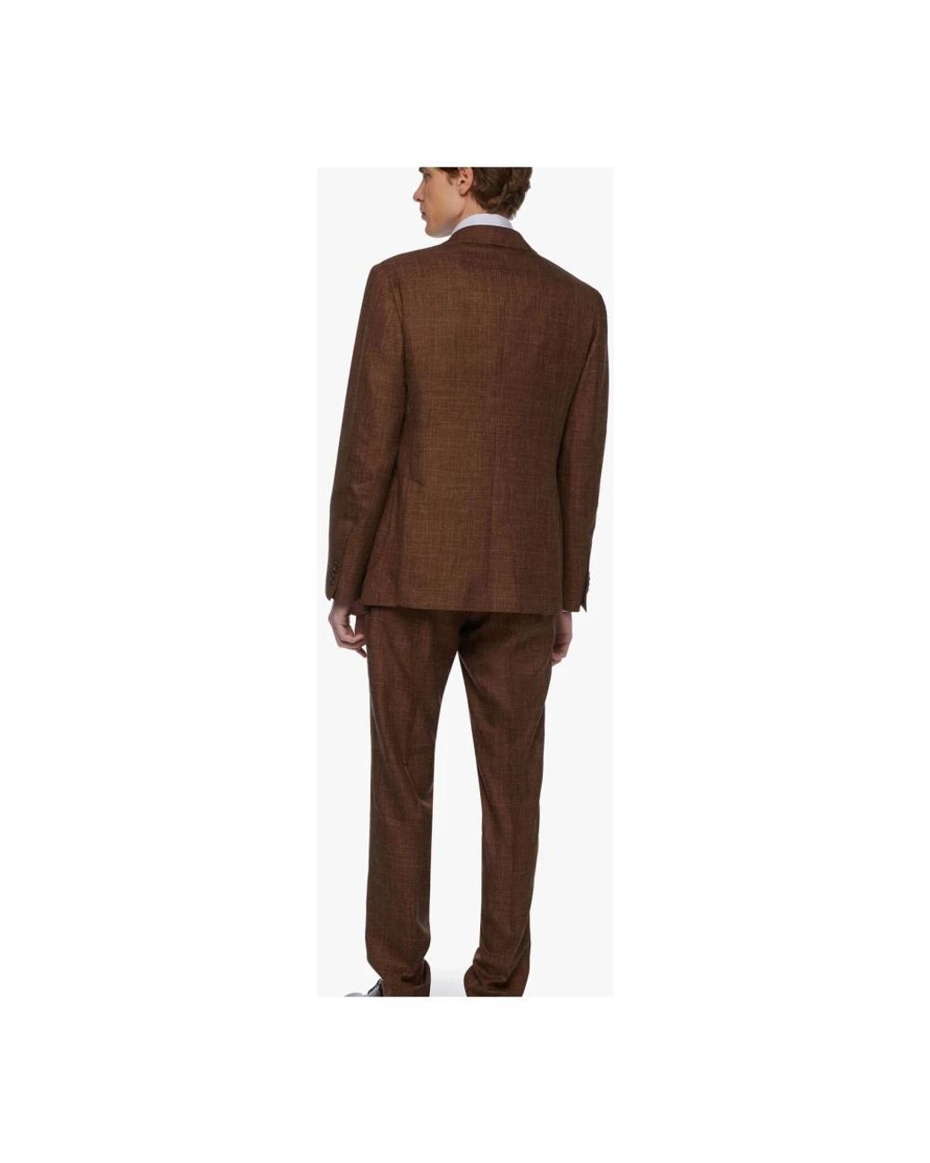 Brooks Brothers Brown Single Breasted Suits for men