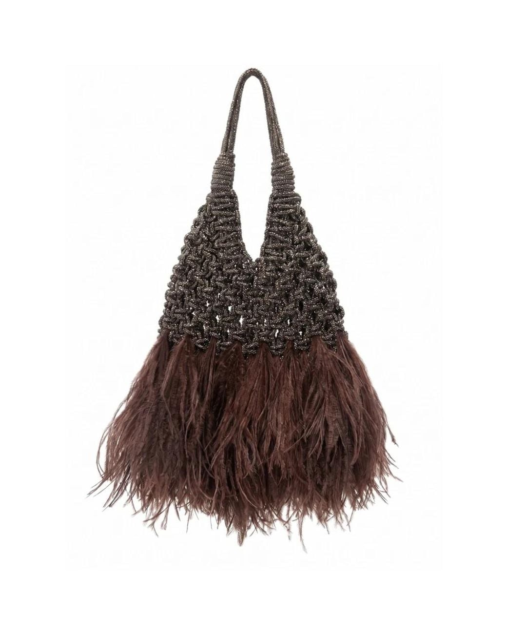 HIBOURAMA Brown Shoulder Bags