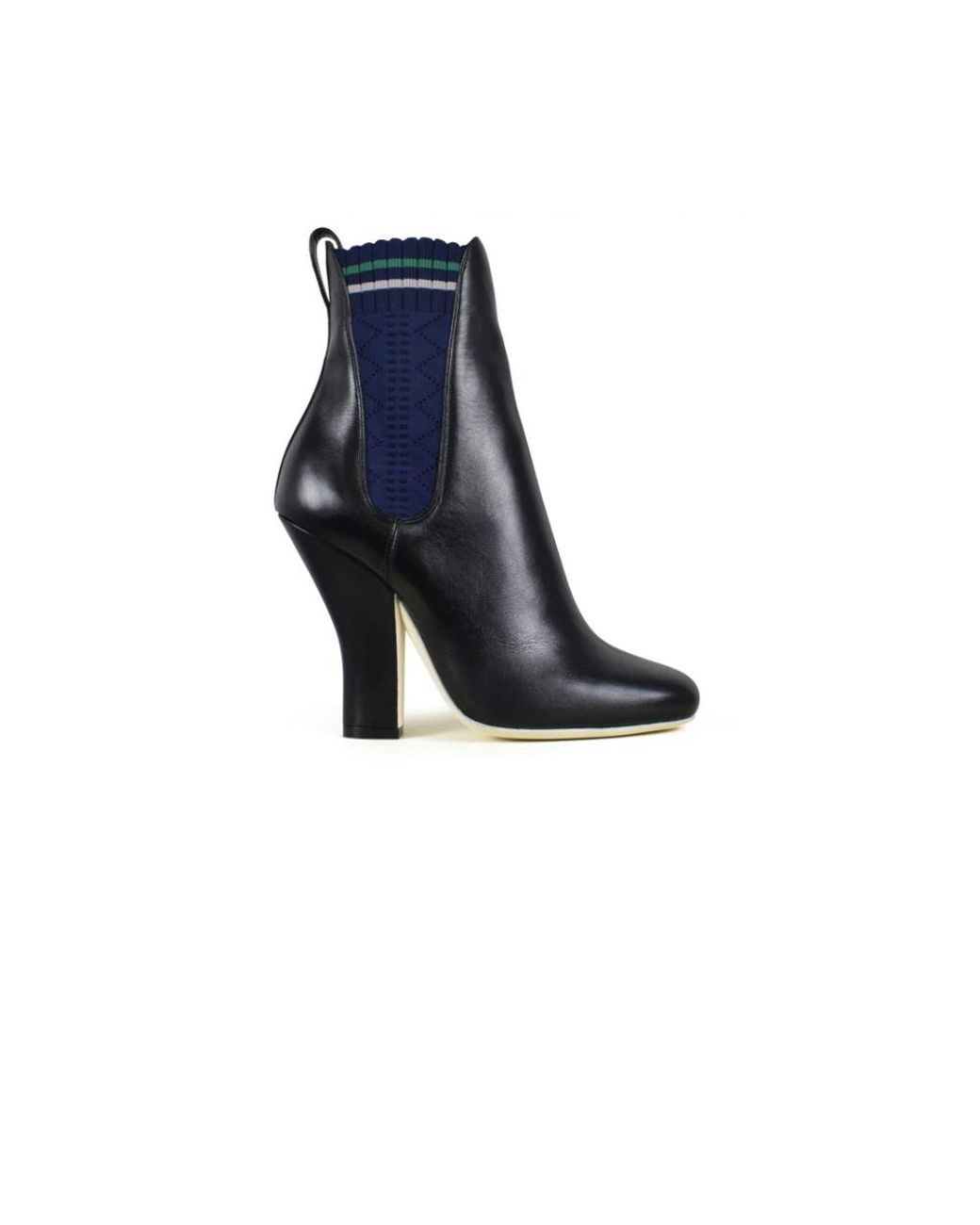 Fendi Blue Chelsea Stiefel
