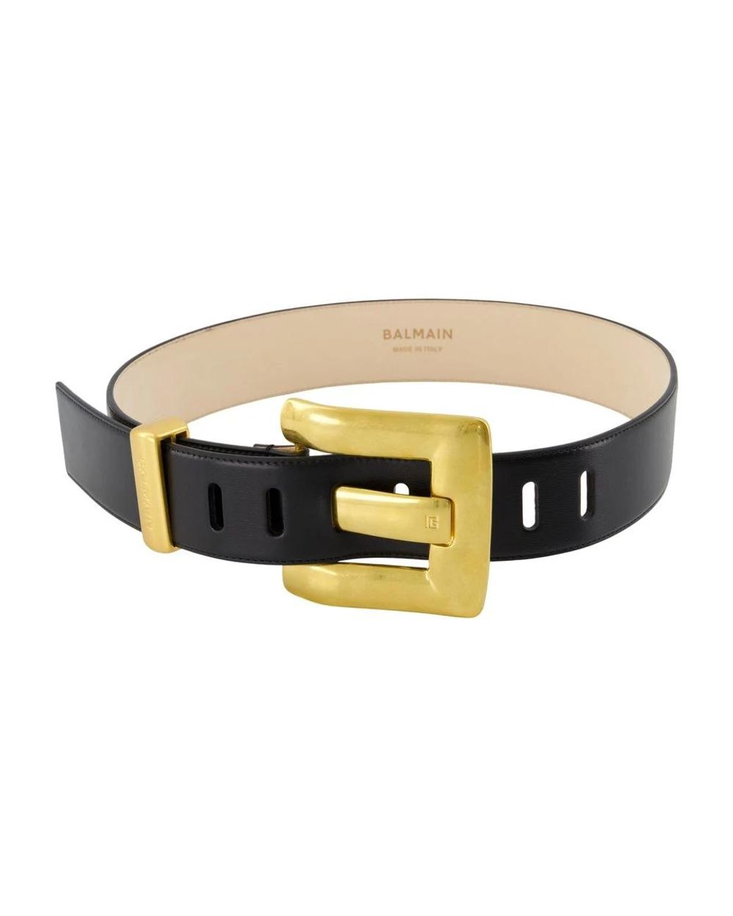 Balmain Black Anthem 4.5Cm Gürtel