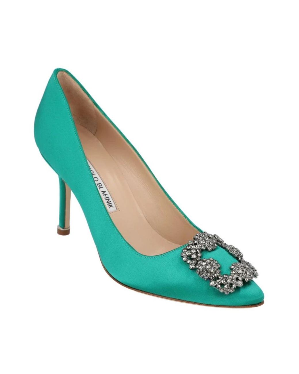 Manolo Blahnik Green Pumps