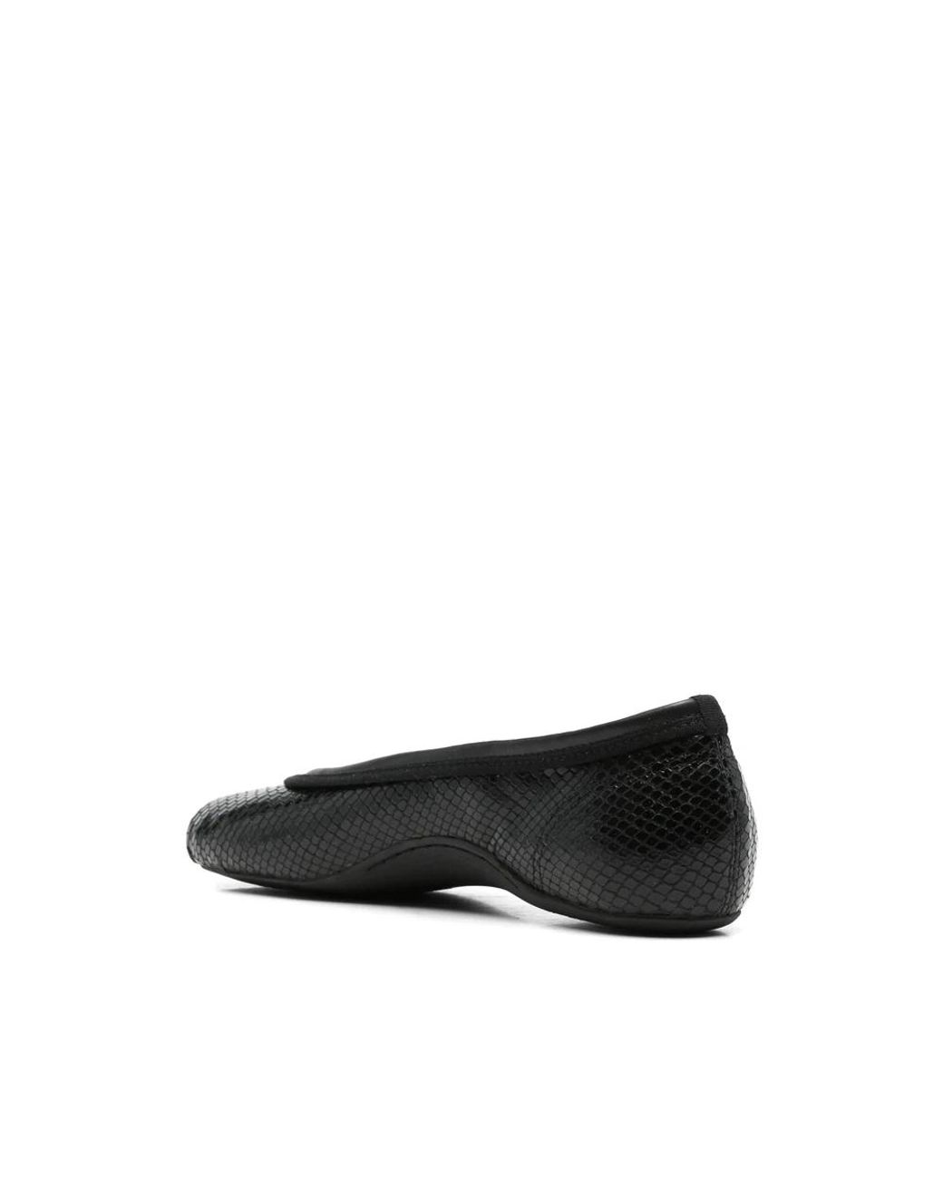 Dries Van Noten Black Ballet Flats