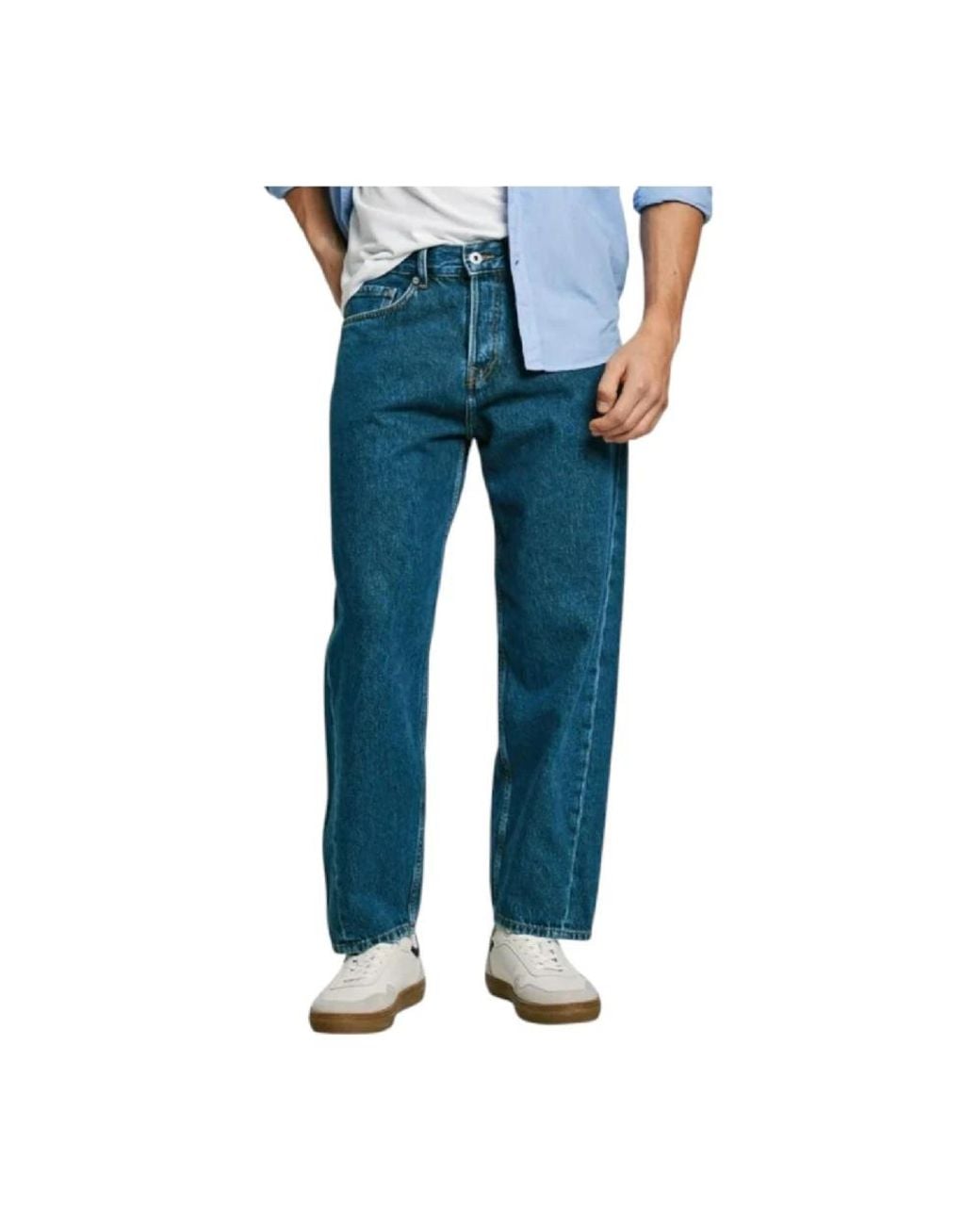 Pepe Jeans Blue Straight Fit Jeans for men