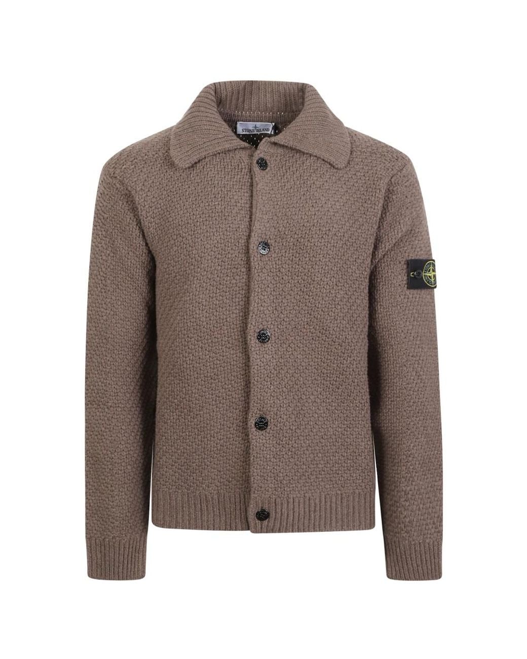 Cardigans Stone Island de hombre de color Brown
