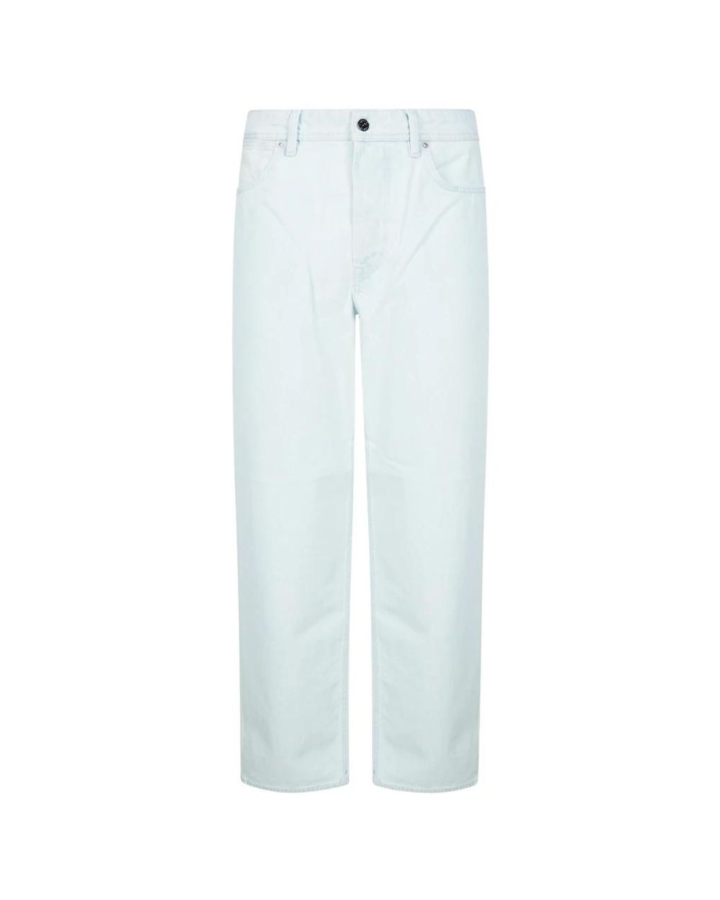 Stone Island Blue Straight Jeans for men