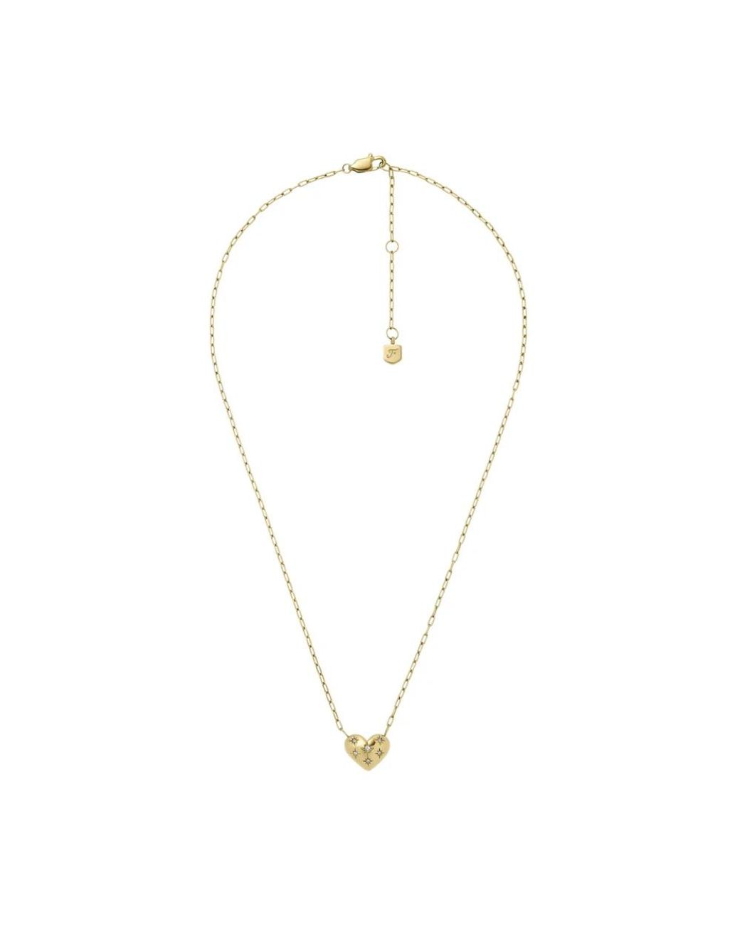 Necklaces Fossil en coloris Metallic