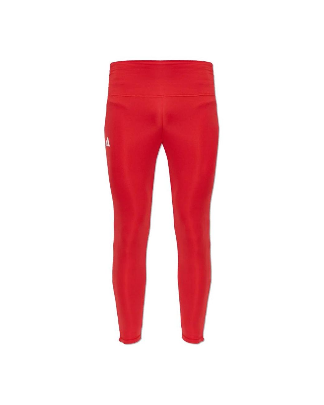 Adidas Fitness ,Rood ,Polyester Adizero Essentials Leggings in het Red voor heren