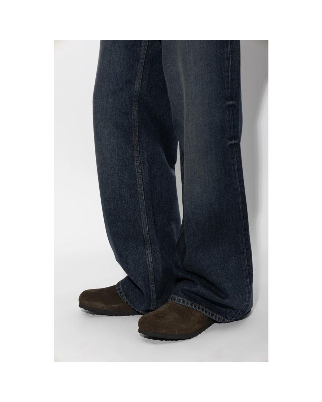 Birkenstock Black Flat Shoes for men