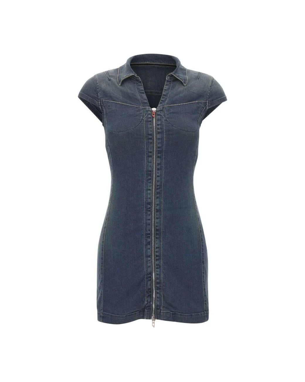 DIESEL De-Lorvyn-S Jurk in het Blue