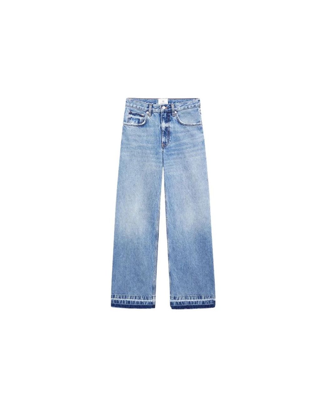 Anine Bing Jeans ,Blauw ,Flared Jeans in het Blue