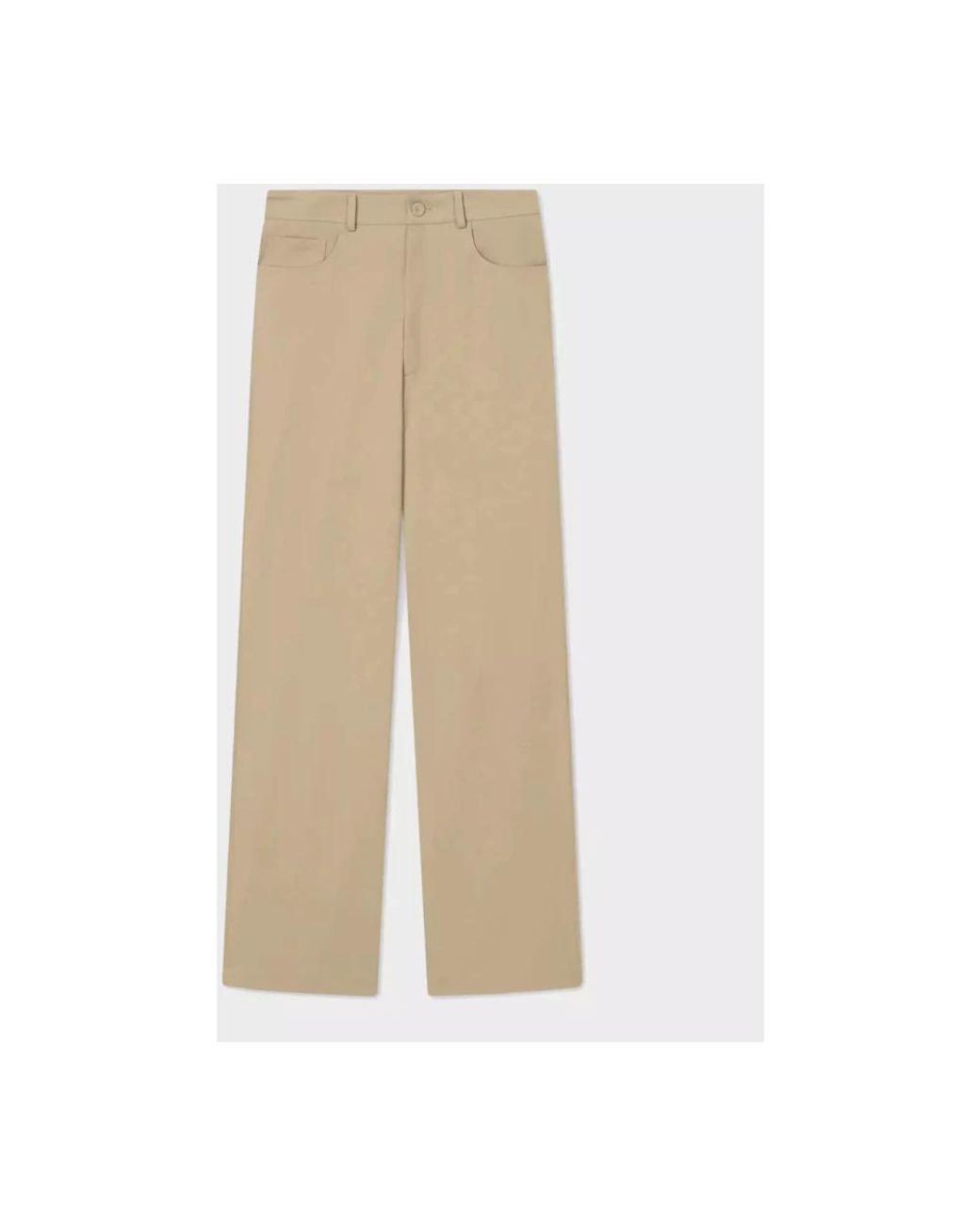 Nanushka Natural Wide Trousers