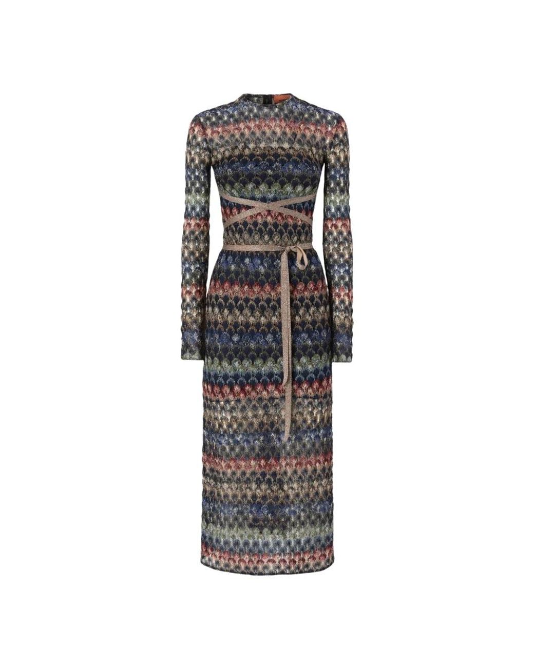 Missoni Gray Knitted Dresses