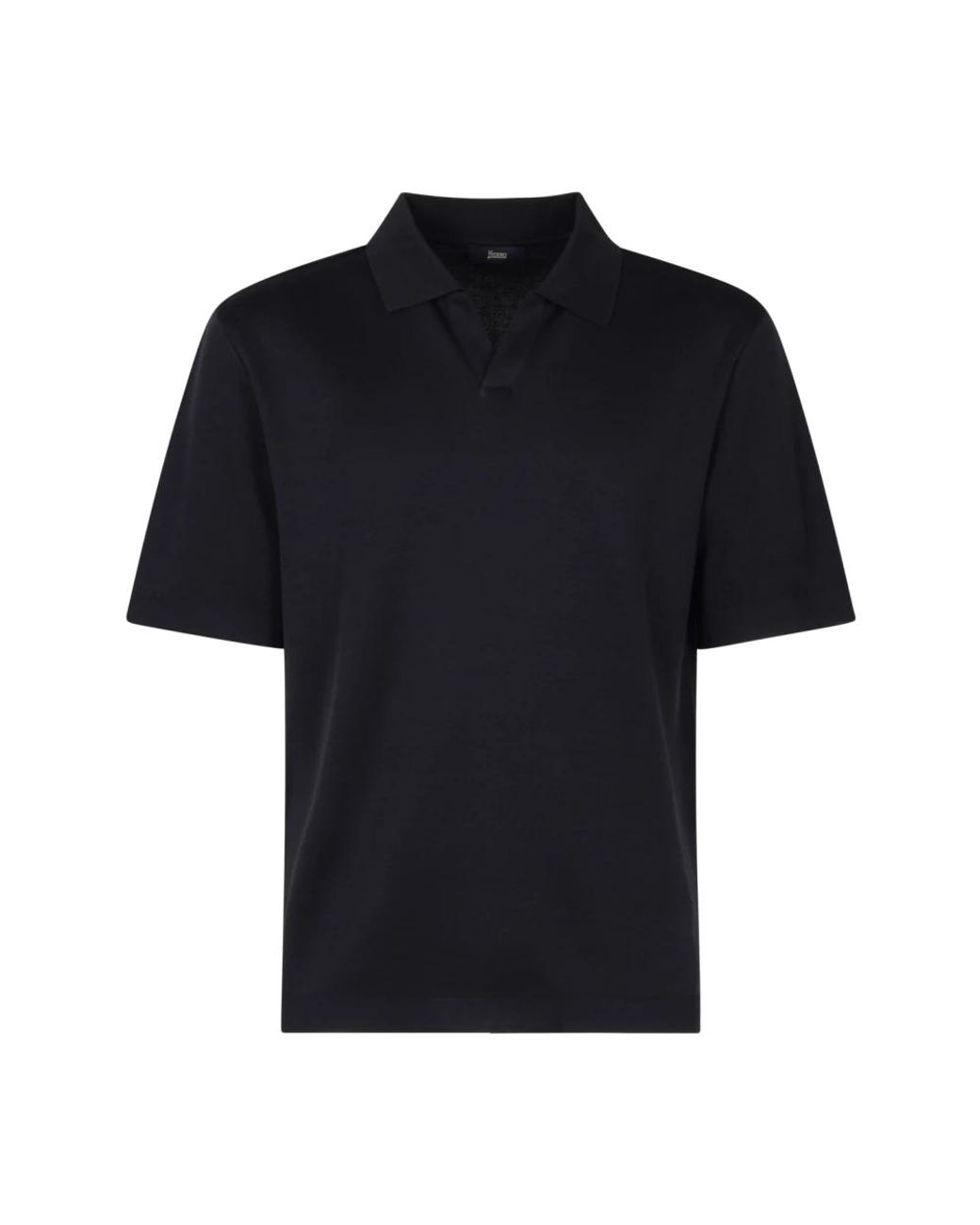 Herno Black Polo Shirts for men