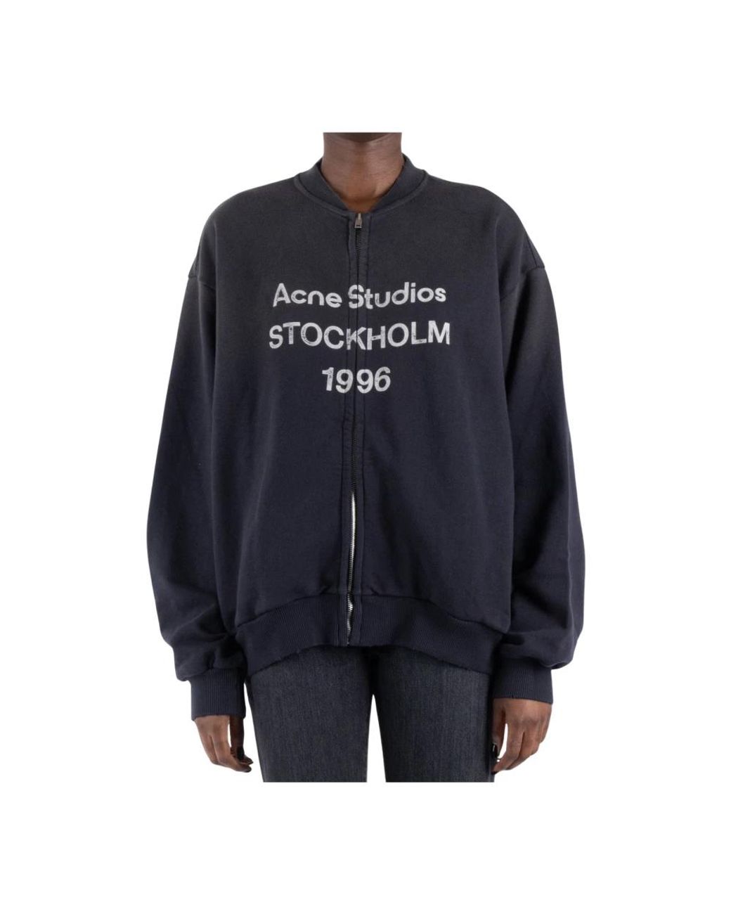 Acne Blue Zip-Throughs