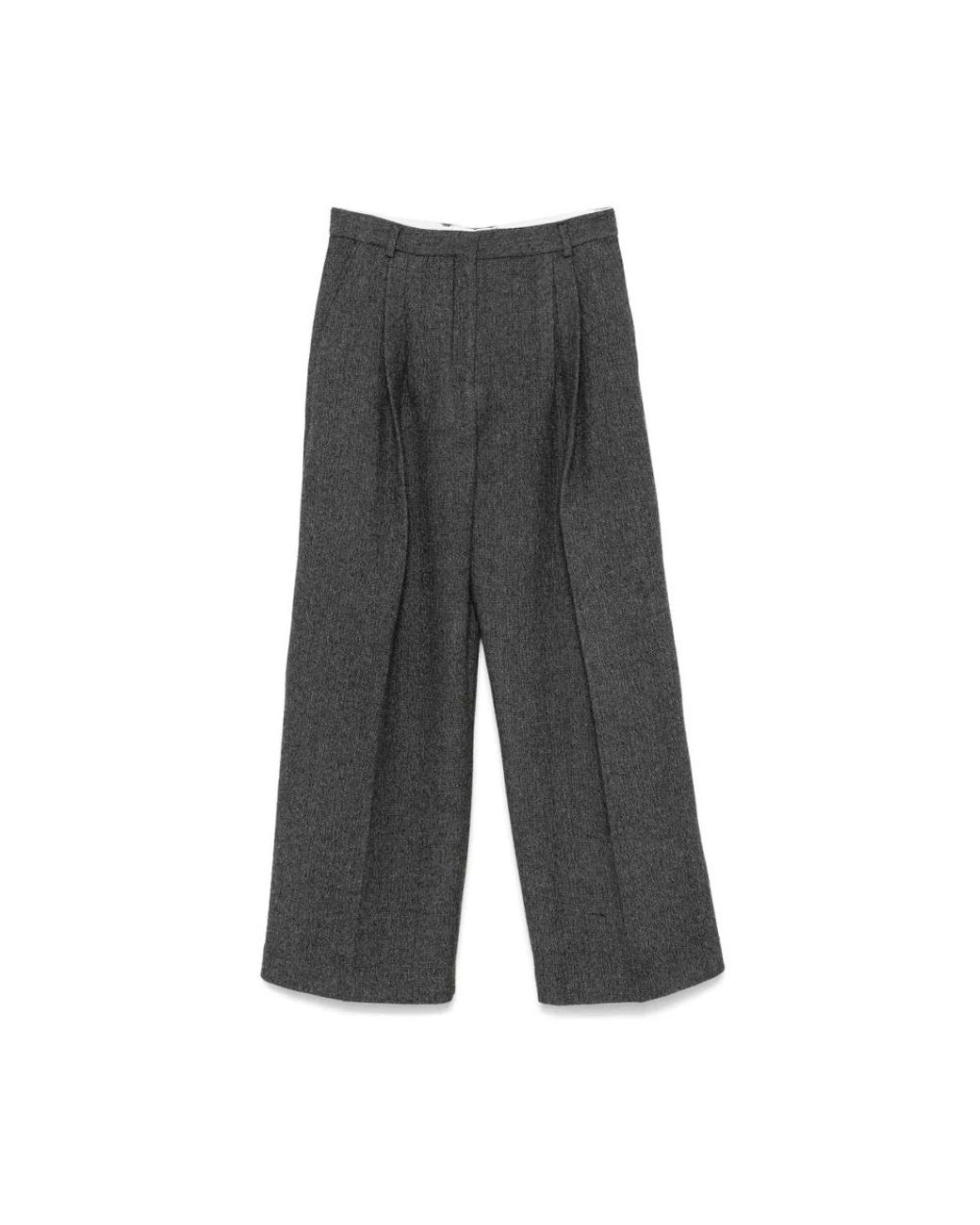 Mark Kenly Domino Tan Gray Wide Trousers