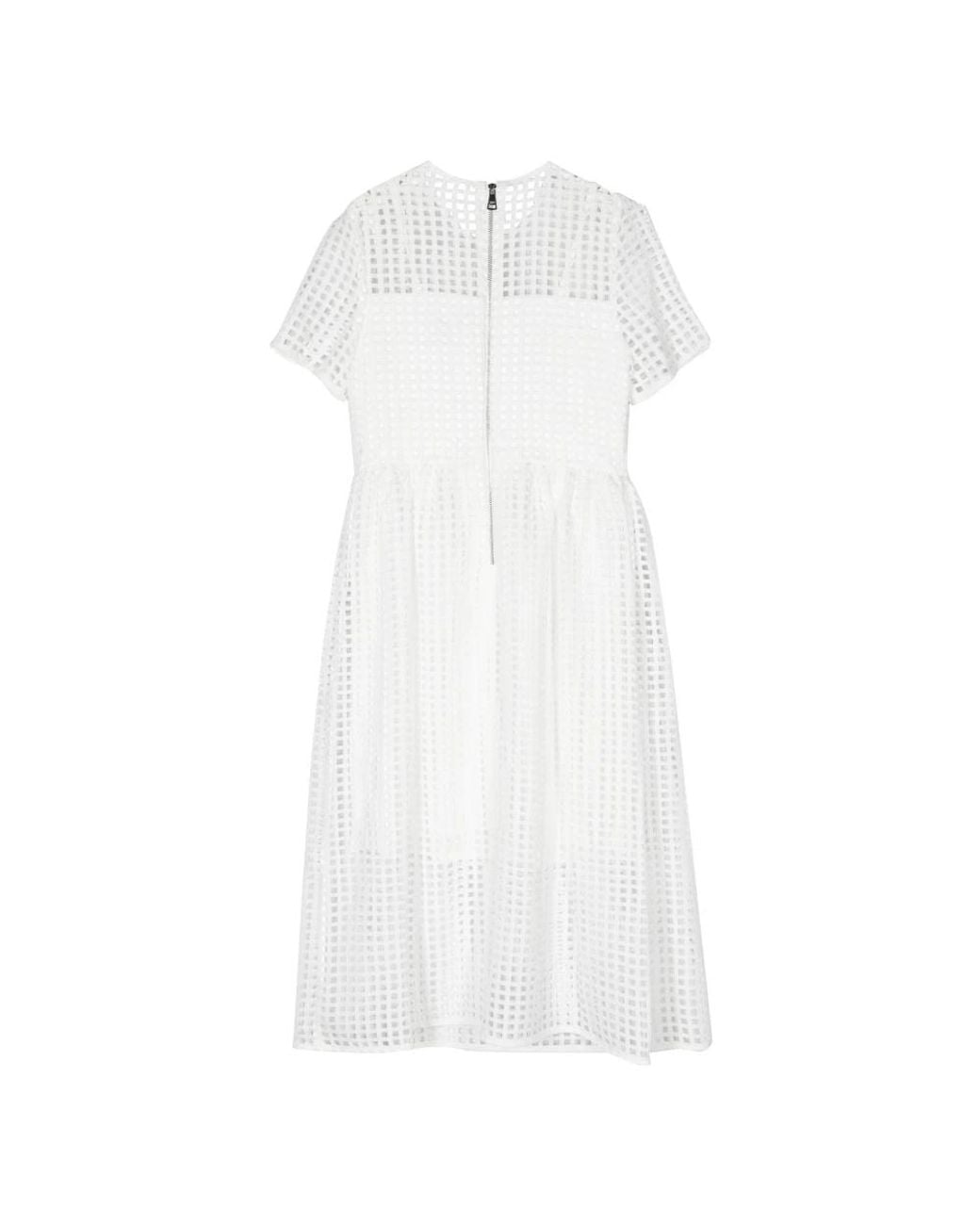 DKNY White Midi Dresses