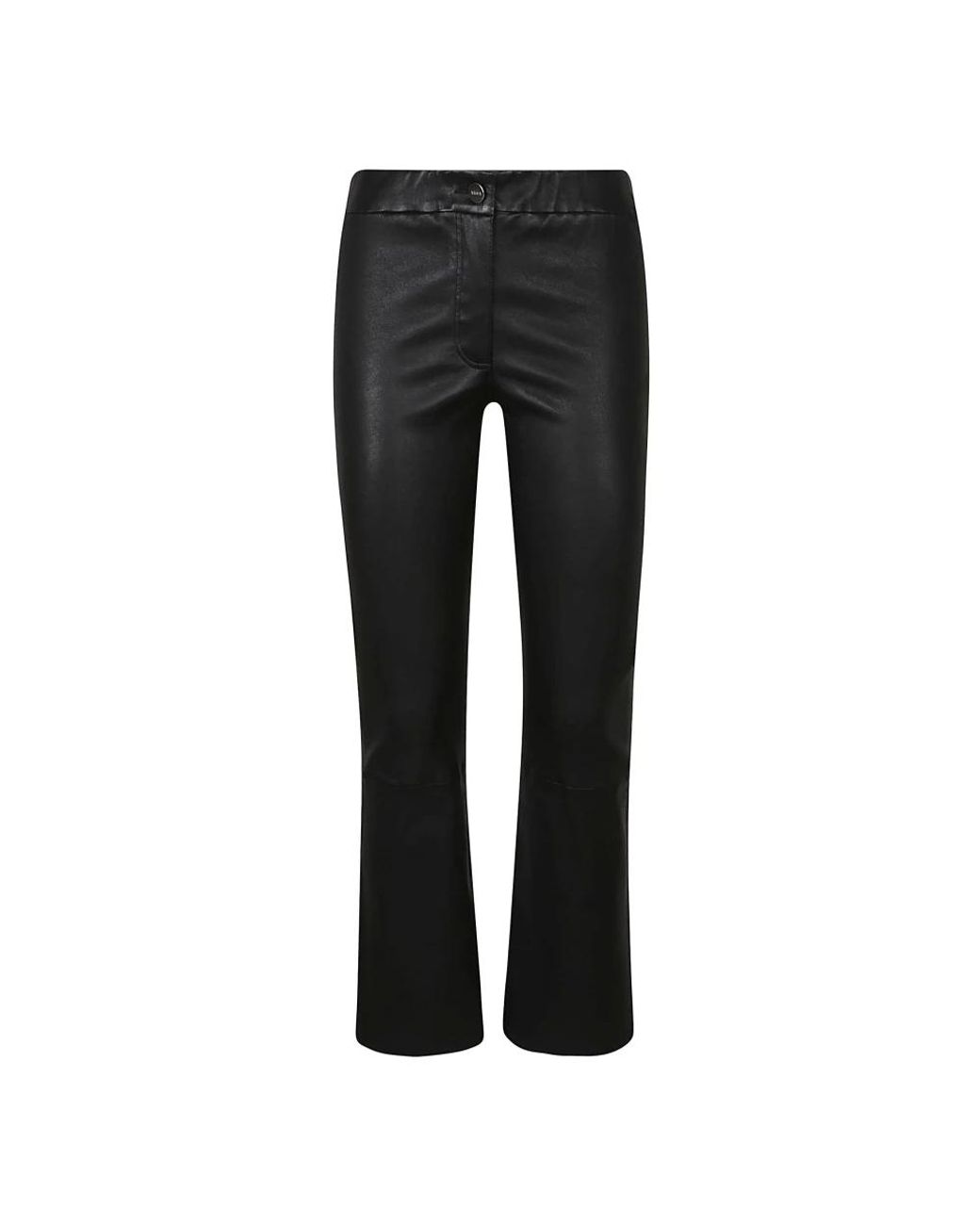 Arma Black Leather Trousers