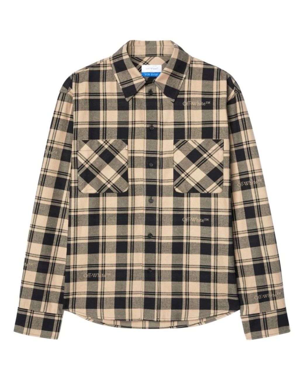 Off-White c/o Virgil Abloh Natural Casual Shirts for men