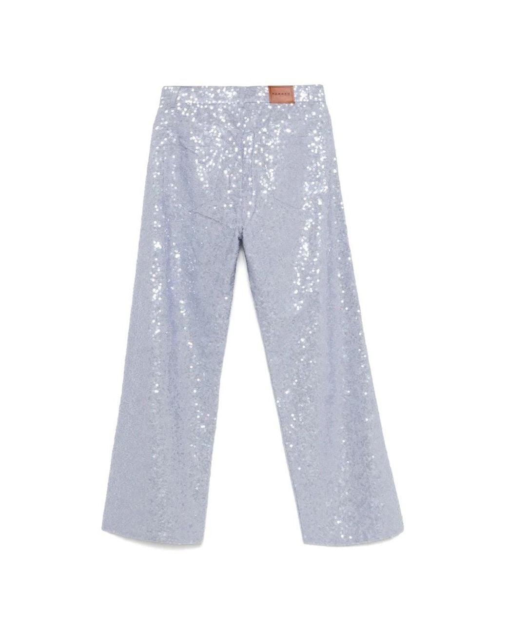 P.A.R.O.S.H. Blue Straight Fit Jeans