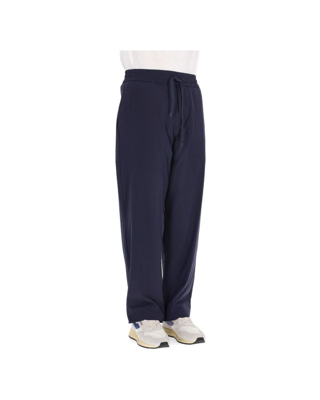 Autry Blue Straight Trousers for men