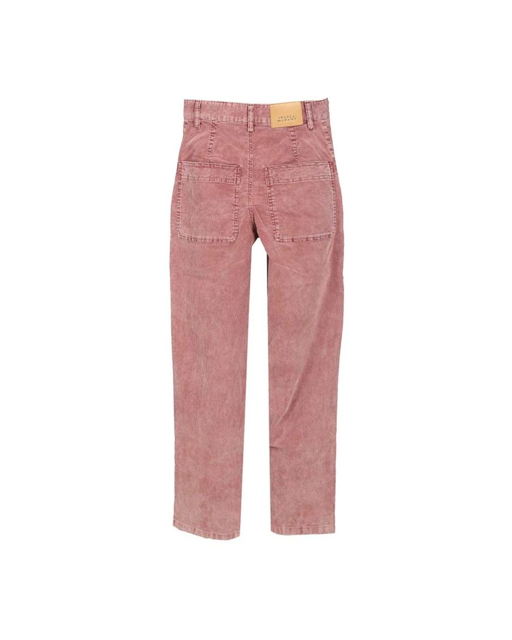 Isabel Marant Pink Straight Trousers